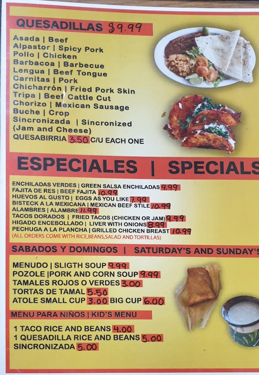 Tacos Y Mariscos El Amigo Menu - Image 5